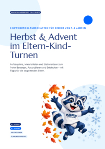Cover: Herbst & Advent im Eltern-Kind-Turnen – 8 Bewegungslandschaften für Kinder von 1–4 Jahren