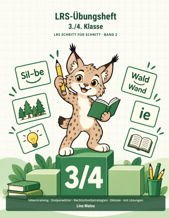 Cover: LRS-Übungsheft 3./4. Klasse